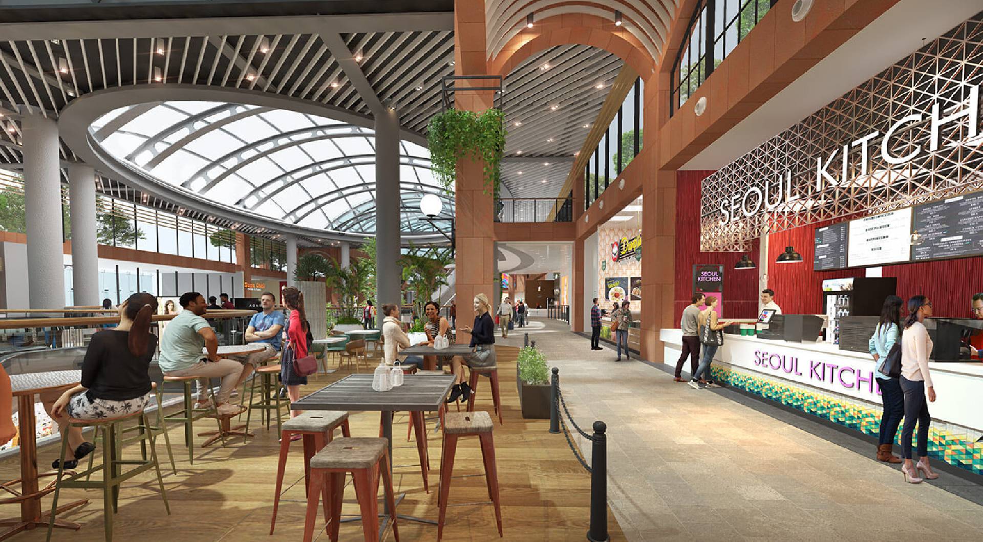 food court